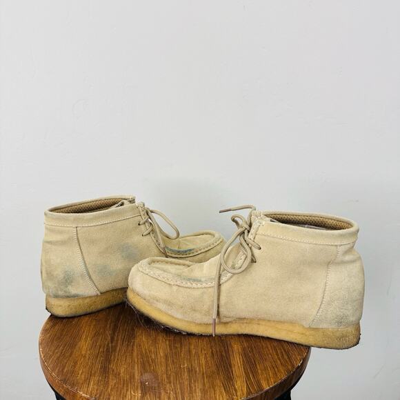 Roper Tan Suede Leather Chukka Boots Men’s Size 8 - Picture 6 of 13